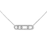 Messika Move Pavé White Gold Diamond Necklace - 03994-WG