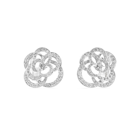 CHANEL Fil de Camélia Earrings