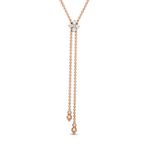 Roberto Coin Love in Verona Diamond Flower Lariat Necklace  Roberto Coin