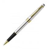 Montblanc Meisterstuck Solitaire Rollerball Two Tone Sterling Silver Pinstripe Montblanc
