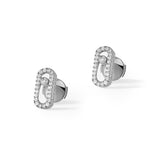 Messika Move Uno White Gold Diamond Earrings - 05634-WG