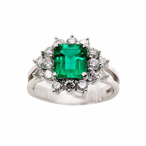 Emerald Diamond Ring CH Collection