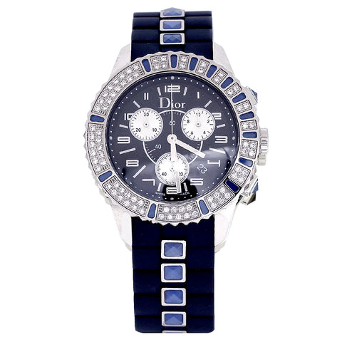 Christian Dior Stainless Steel Diamond Watch