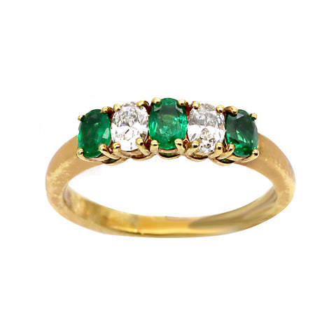Emerald Diamond Ring CH Collection