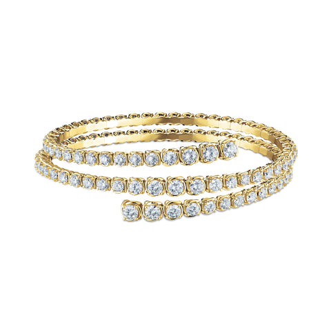 A LINK abbracci three row wrap bangle  A LINK