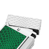St Dupont Line 2 Guilloche under lacquer lighter Snake Skin green St Dupont