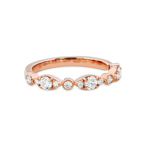 Hearts on Fire Bezel Regal Band  Hearts on Fire