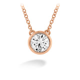 Hearts On Fire Classic Bezel Solitaire Pendant