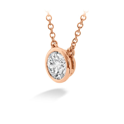 Hearts On Fire Classic Bezel Solitaire Pendant