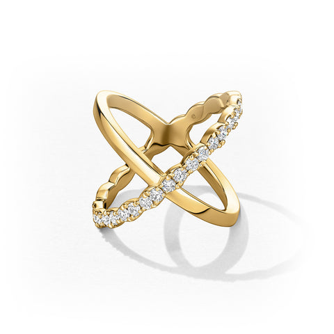Hearts On Fire Lorelei Criss Cross Ring