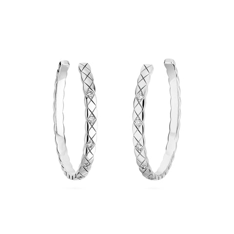 CHANEL Coco Crush Hoop Earrings