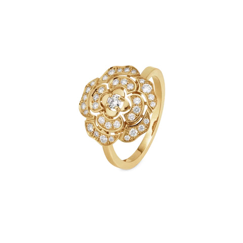 CHANEL Bouton de Camélia Ring