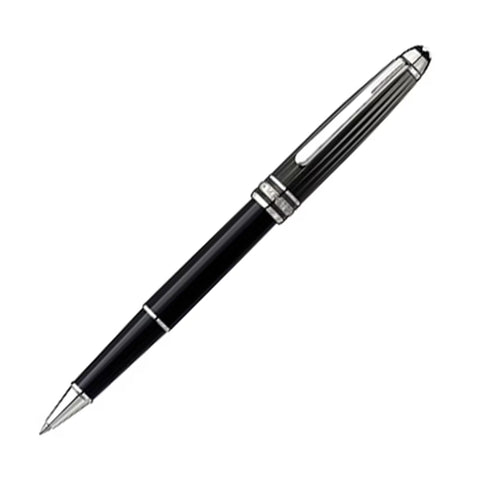 Montblanc Solitaire Meisterstück Doue Black and White Rollerball Pen Montblanc