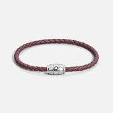 Montblanc Meisterstuck 3 Rings Cassis Leather Bracelet