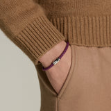 Montblanc Meisterstuck 3 Rings Cassis Leather Bracelet