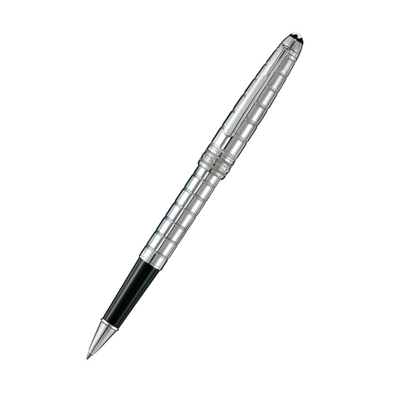 Montblanc Meisterstück Solitaire Platinum-Plated Facet Classique 163 Rollerball Pen