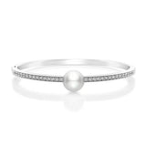 Mikimoto Logo Collection Golden South Sea Cultured Pearl and Diamond Bracelet