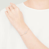 Mikimoto Akoya Cultured Pearl Station Bracelet in 18K White Gold  Mikimoto
