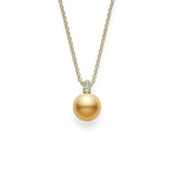 Mikimoto Golden South Sea Cultured Pearl Necklace  Mikimoto