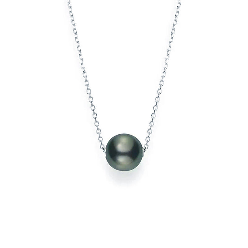 Mikimoto Black South Sea Cultured Single Pearl Pendant