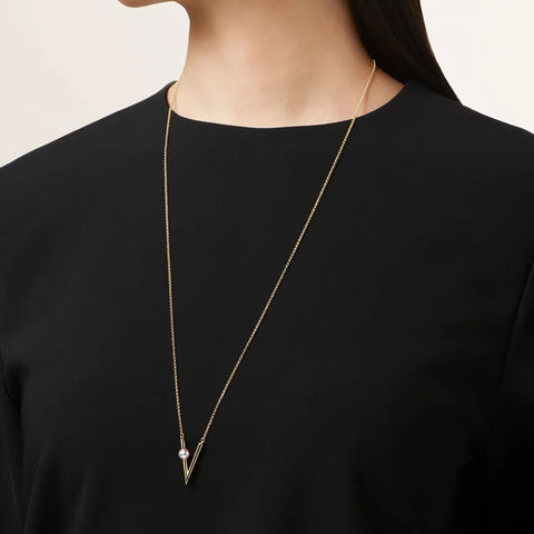 Mikimoto V Code A+ Akoya Pearl Pendant Necklace