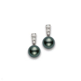 Mikimoto Black South Sea Cultured Pearl Earrings