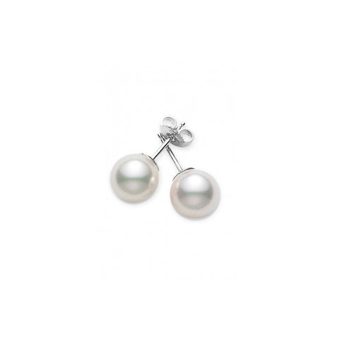 Mikimoto Akoya Cultured Pearl Stud Earrings Mikimoto