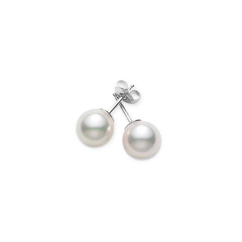 Mikimoto Akoya Cultured Pearl Stud Earrings
