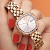 Piaget Sixtie Rose Gold Diamond Watch Piaget