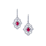 Ruby Diamond Earrings  CH Collection