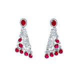 Ruby Diamond Earrings  CH Collection