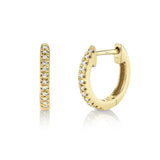 Shy Creation KATE 0.07CT Diamond Huggie Earring