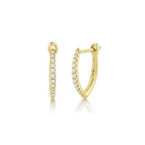 Shy Creation Eternal 0.15ct Diamond Hoop Earring