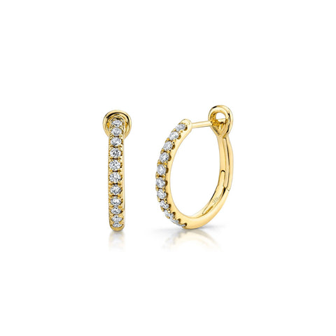 Shy Creation Eternal 0.26CT Diamond Hoop Earring