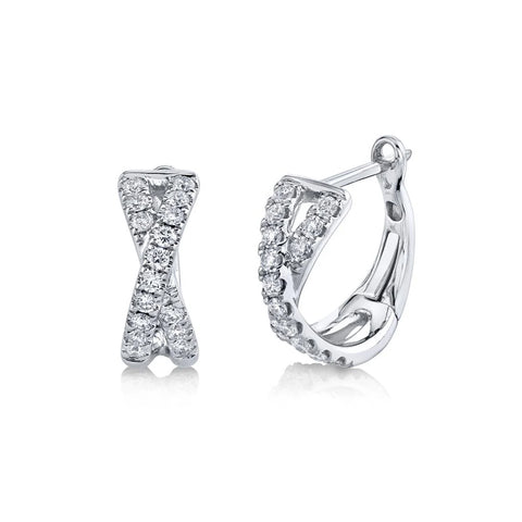Shy Creation ETERNAL 0.40CT Diamond Huggie Earring
