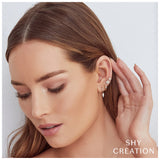 Shy Creation KATE 0.04CT Diamond Huggie Earring