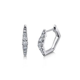 Shy Creation KATE 0.49CT Diamond Huggie Earring
