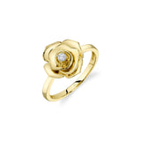 Shy Creation KATE 0.06CT Diamond Flower Ring