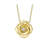 Shy Creation KATE 0.06CT Diamond Flower Necklace