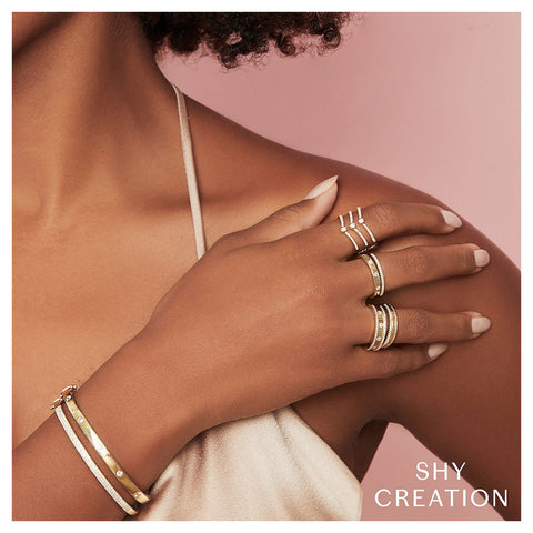 Shy Creation KATE 0.08CT Diamond Band