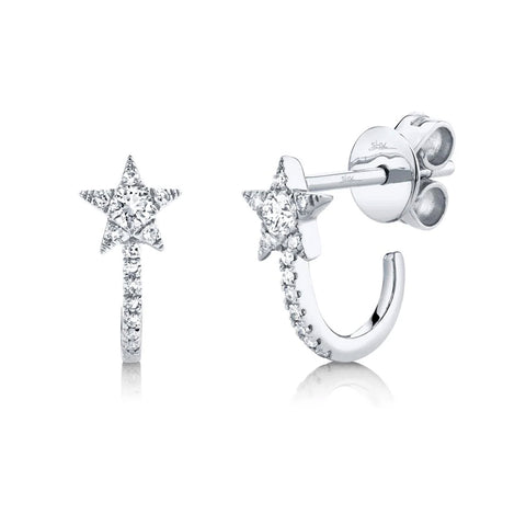 Shy Creation Kate 0.17Ct. Diamond Star Earring