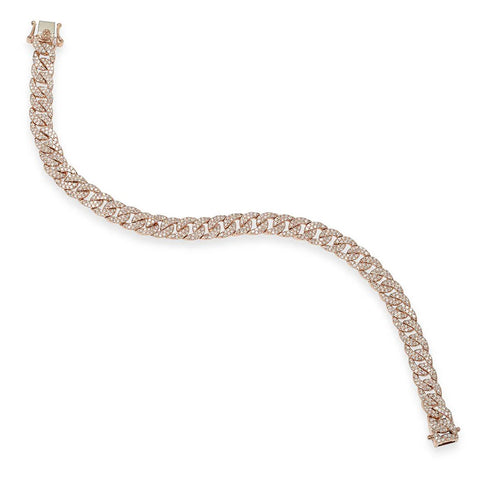 Shy Creation Kate 1.69CT Diamond Pave Link Bracelet