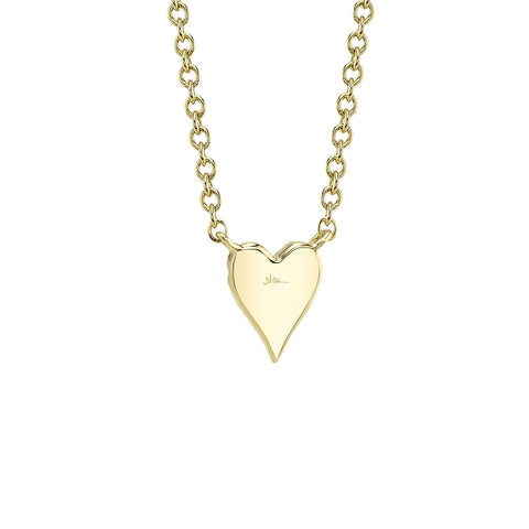 Shy Creation KATE 0.05CT Diamond Pave Heart Necklace