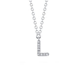 Shy Creation INITIAL 0.03CT Diamond Necklace - INITIAL L