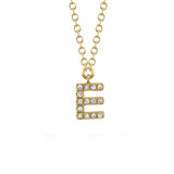 Shy Creation INITIAL 0.04CT Diamond Necklace - INITIAL E