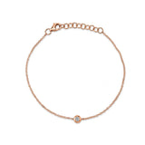 Shy Creation Kate 0.06CT Diamond Bezel Bracelet