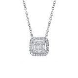 Shy Creation KATE 0.22CT Diamond Baguette Necklace