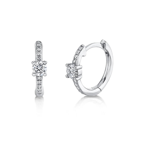 Shy Creation KATE 0.25CT Diamond Huggie Earring
