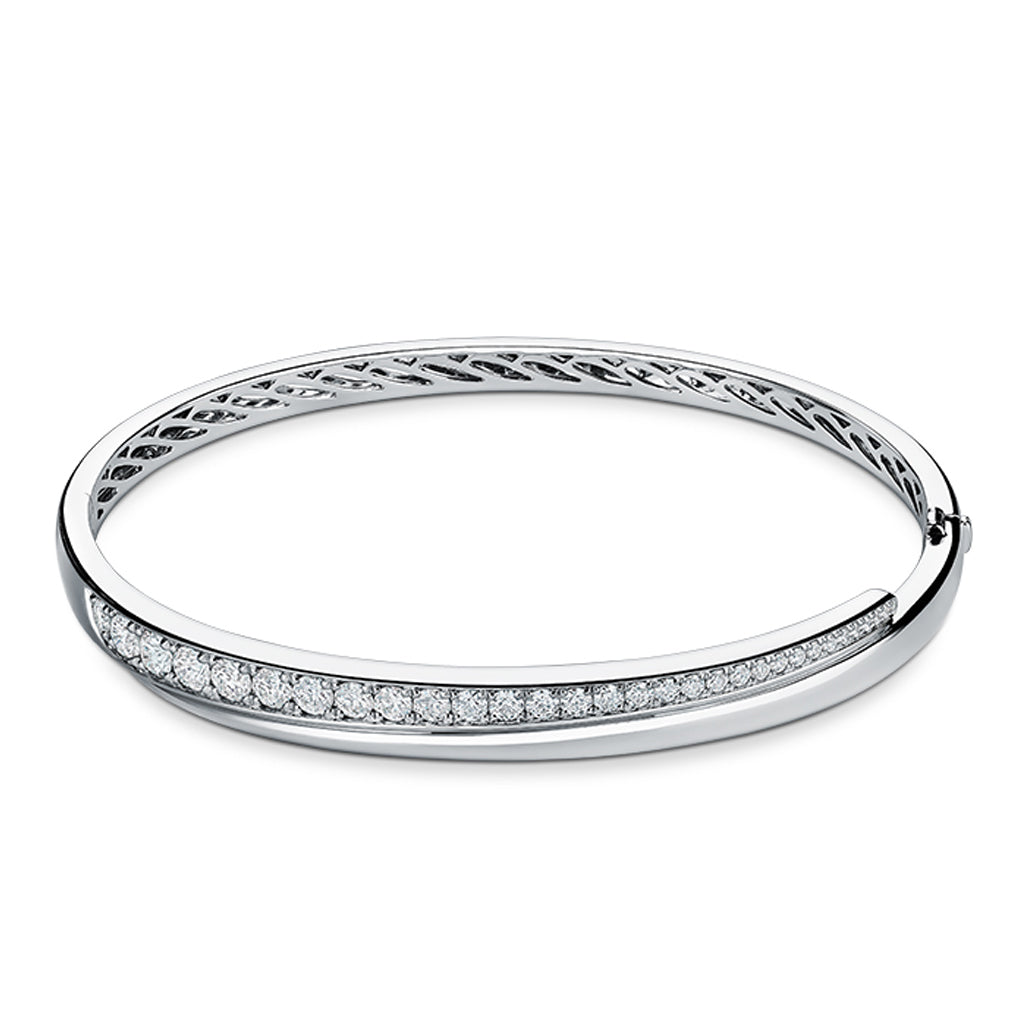 Hearts On Fire Vela Crossover Bangle  Hearts on Fire