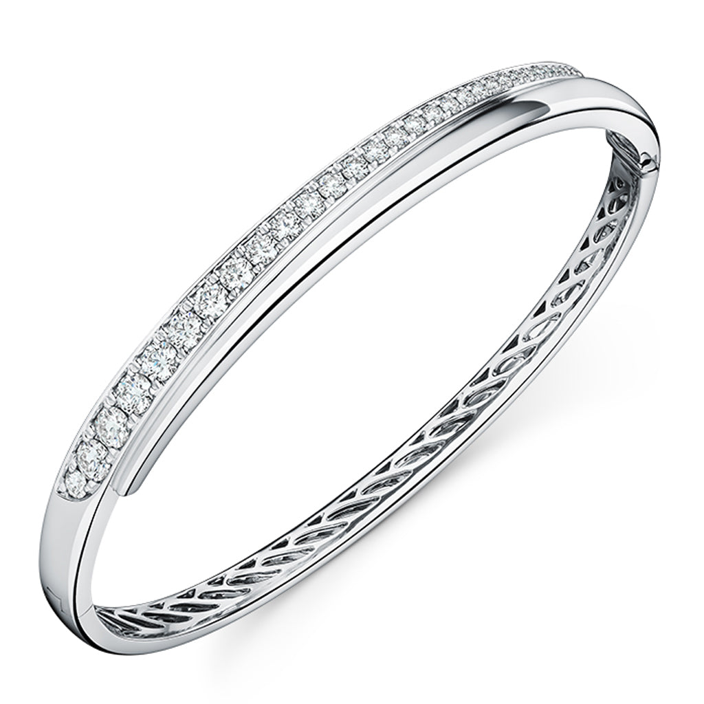 Hearts On Fire Vela Crossover Bangle  Hearts on Fire